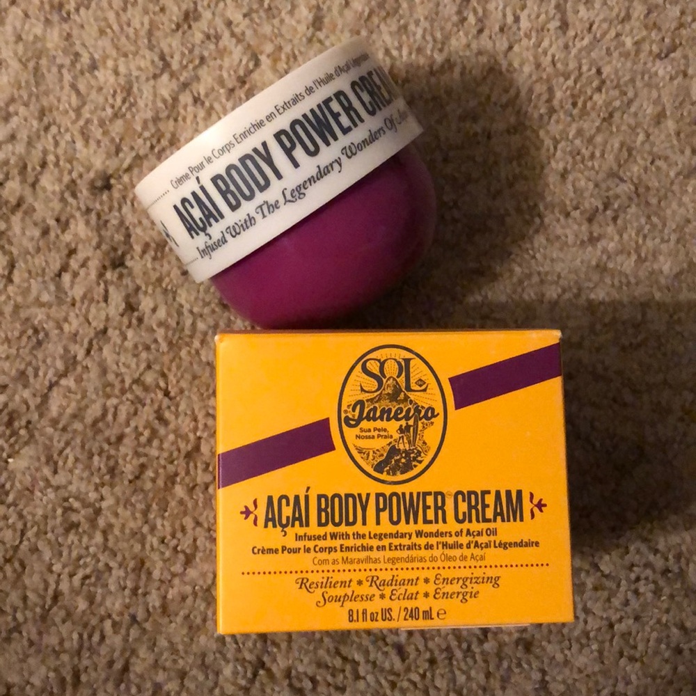 SOL DE JAINERO açaí body powder cream